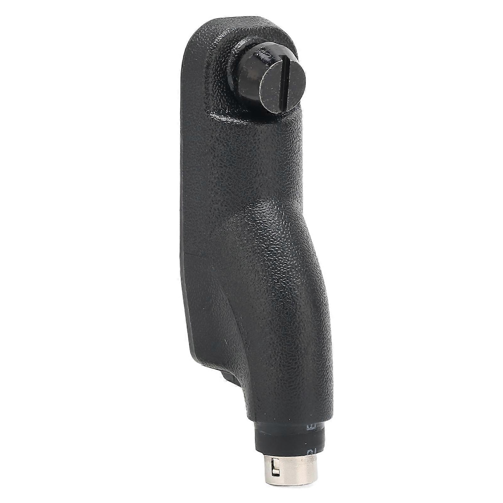 Radio Earpiece Adapter 6 Pin Connection Black Walkie Talkie Quick Release Adapter For Motorola Apx4000 Apx6000 Apx7000