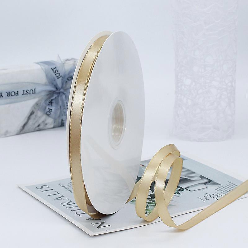 Gold Gift Wrapping Ribbon, 90 m of Bolduc for Packaging, Bolduc Width 10 mm, DIY Decoration & Craft Accessory, Decorative Ribbon for Presents, for Any