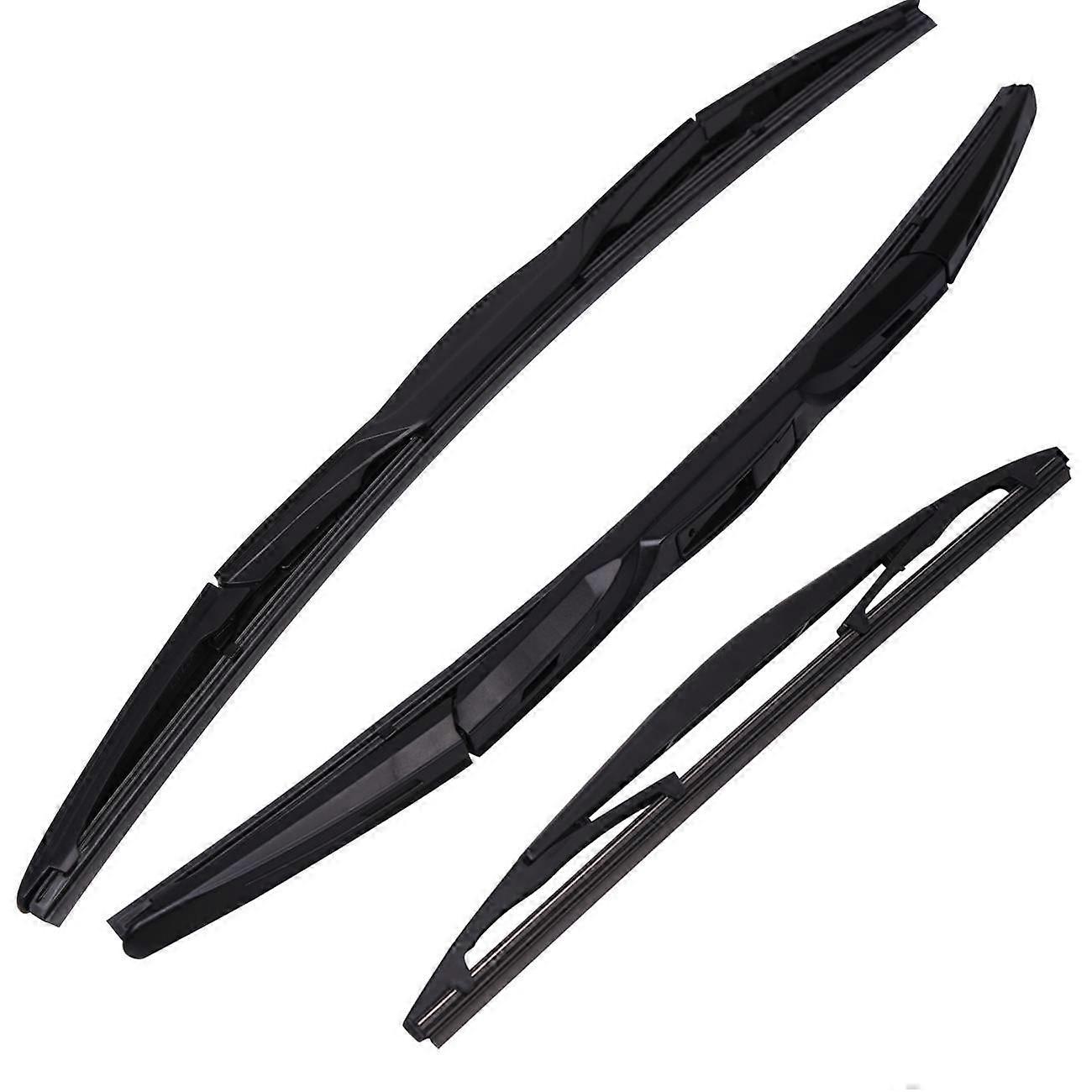 3PCS Front + Rear Windshield Window Wiper Blade for BMW F15 F85 X5 2014~2018 A0064A0029