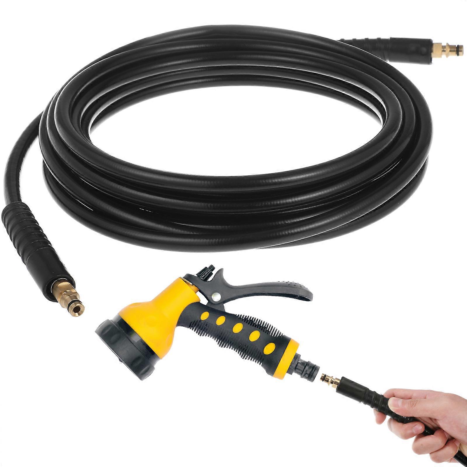 High-Pressure Washer 6m Extension Hose Pipe Replacement Compatible with Karcher K1 K2 K3 K4 K5 K7 Series