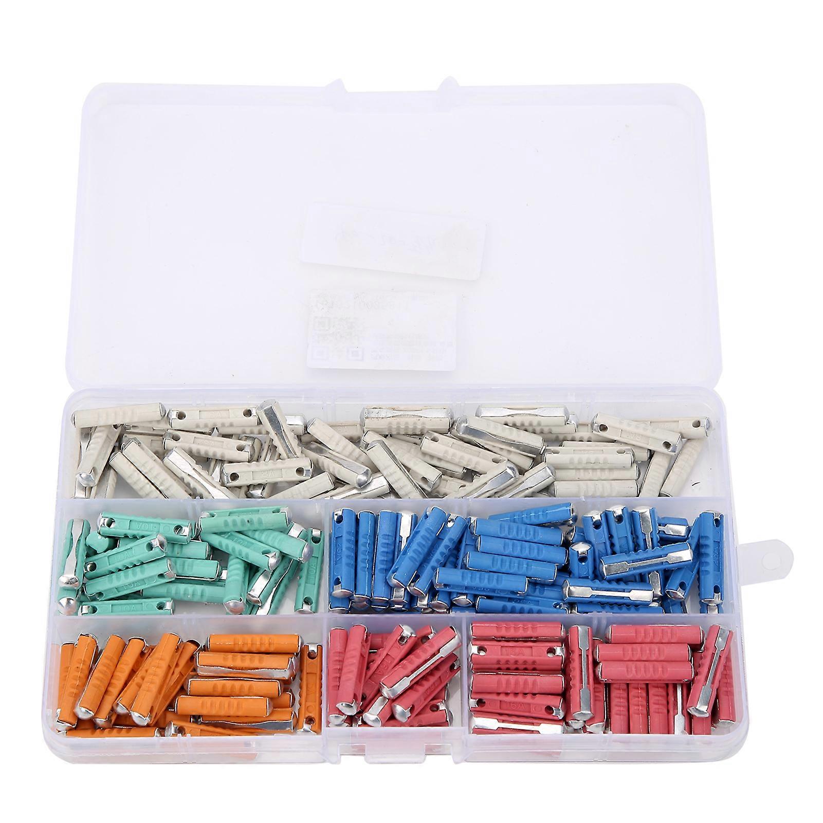 200Pcs 5A/8A/10A/16A/25A Fuse European 32V Boxed Environmental Friendly Automotive Accessory