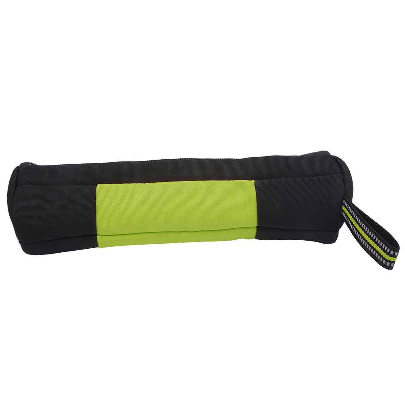 Pochette de récompense portable en tissu Oxford pour chien et chiot, idéale pour l'entraînement en extérieur, vert, taille XL