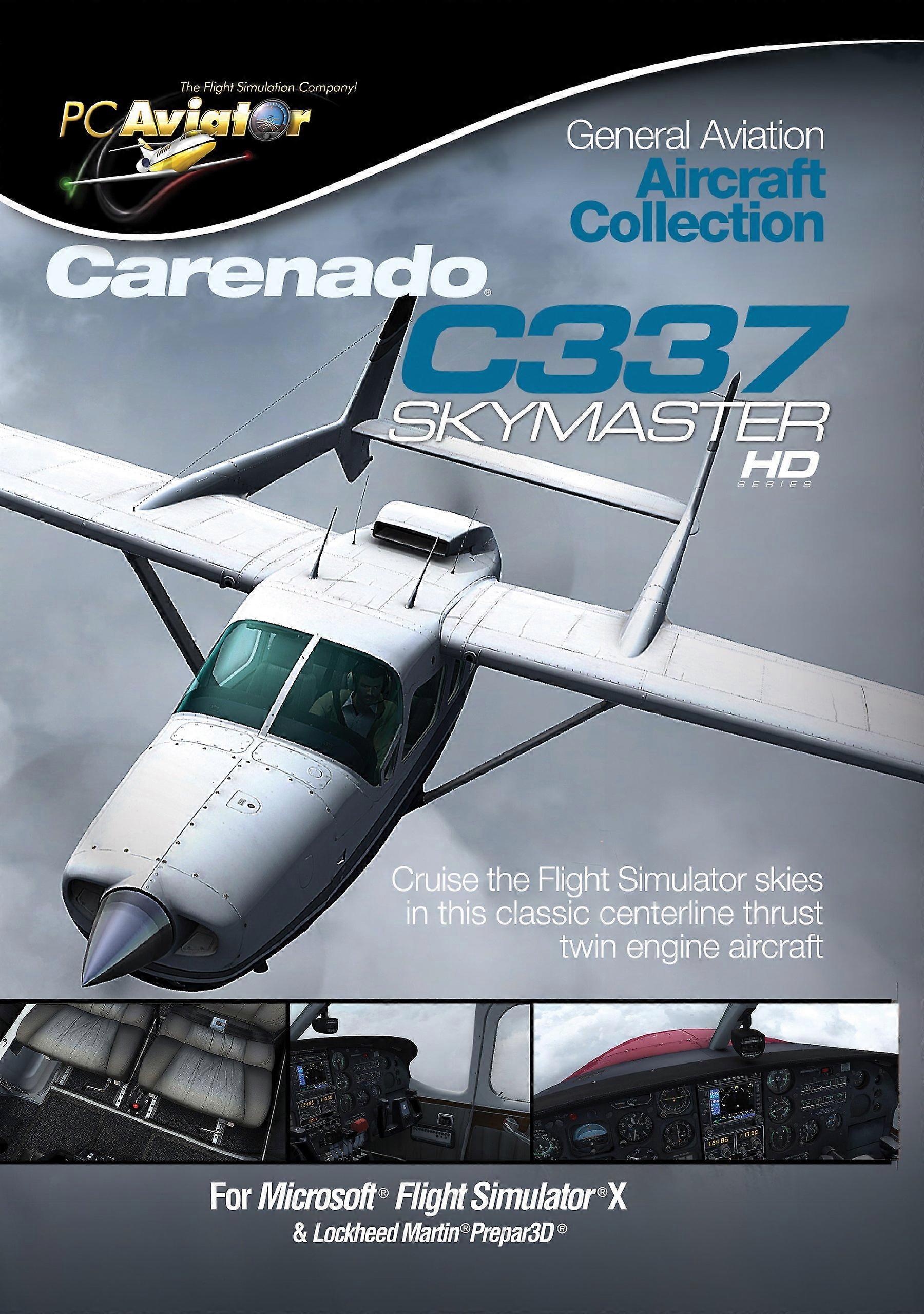 Carenado C337 Skymaster - Add-on for Microsoft Flight Simulator X (FSX)  Prepar3D - PC CD - New & Sealed