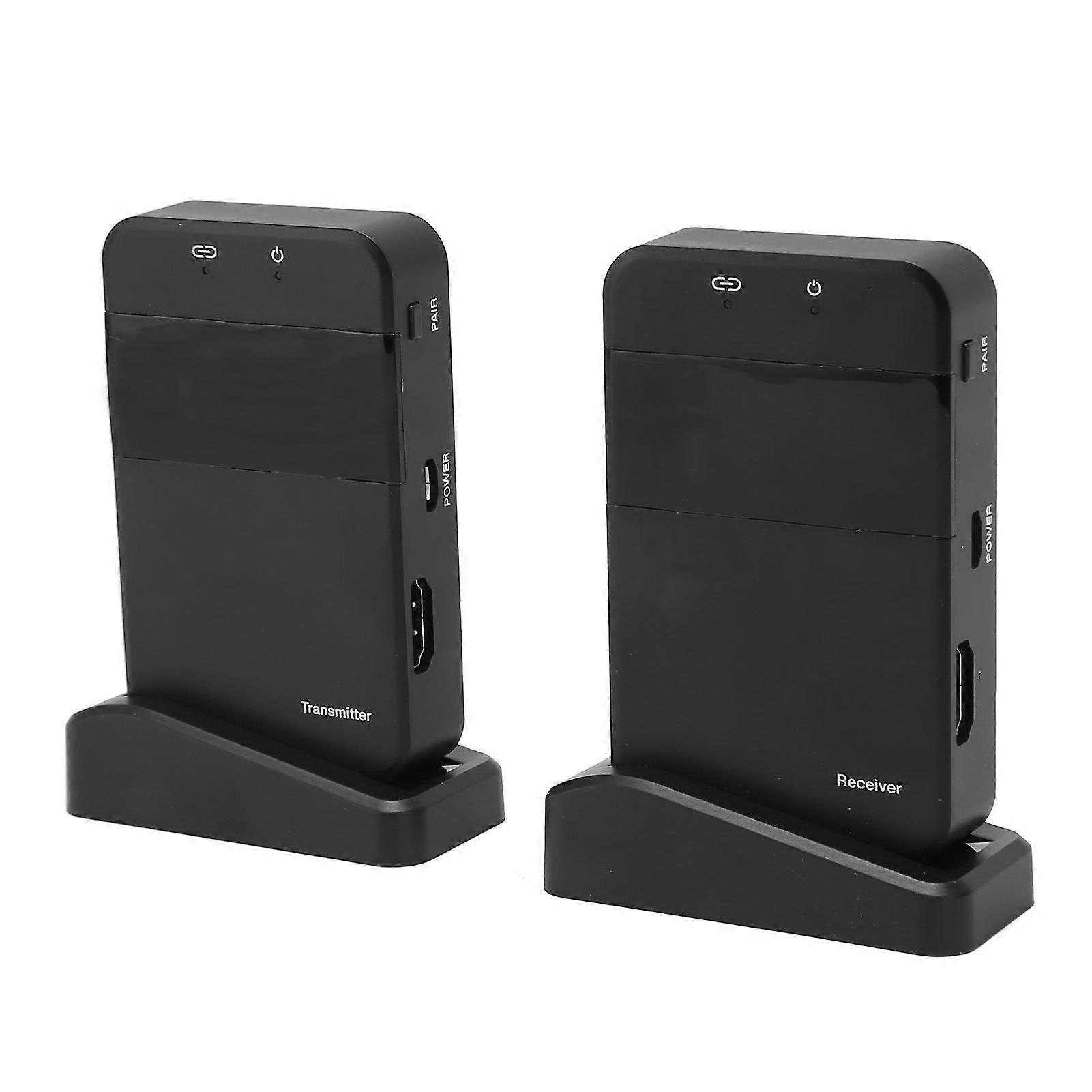 Wireless HD Multimedia Interface Extender 1920x1080 60Hz 164FT HD Multimedia Interface Transmitter Receiver 100240V UK Plug
