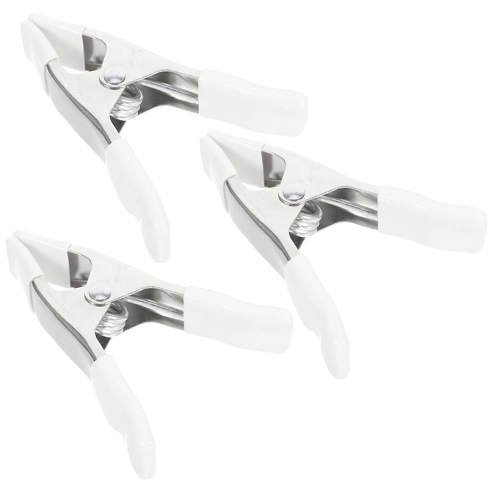 3pcs Plastic Spring Clamps Heavy Duty Clips Backdrop Stand Clamps Clips Photography Supplies