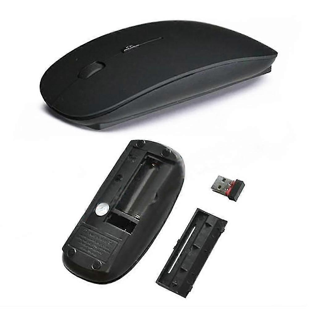 Slim 2.4 GHzB Optical Wireless Cordless Scroll Mouse PC Laptop