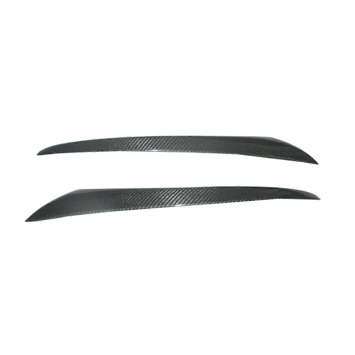 Car Front Bumper Headlight Eyelid Eyebrow Lamp Trim for S40 V50 2004-2012