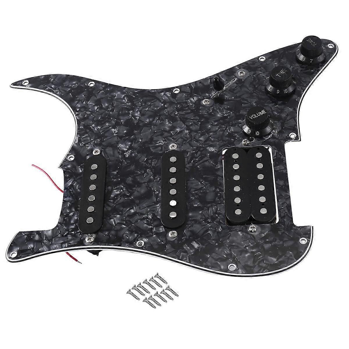 ST SQ Elgitarrladdad Förkablad Elgitarr Plektrumskydd Pickup Montering