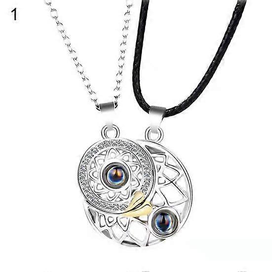 1 Pair Portable Moon Great Romantic Polished Matching Necklace