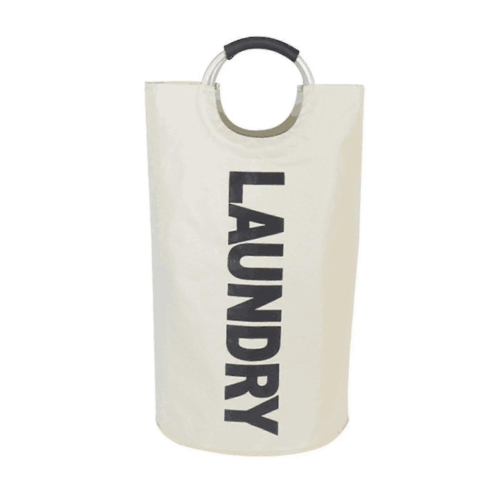 Laundry Basket Waterproof Oxford Fabric Laundry Bag With Handle Foldable Hamper