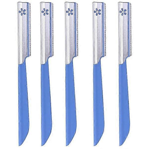 Eyebrow Shaper Razor Trimmer Set (Blue) - 5pcs