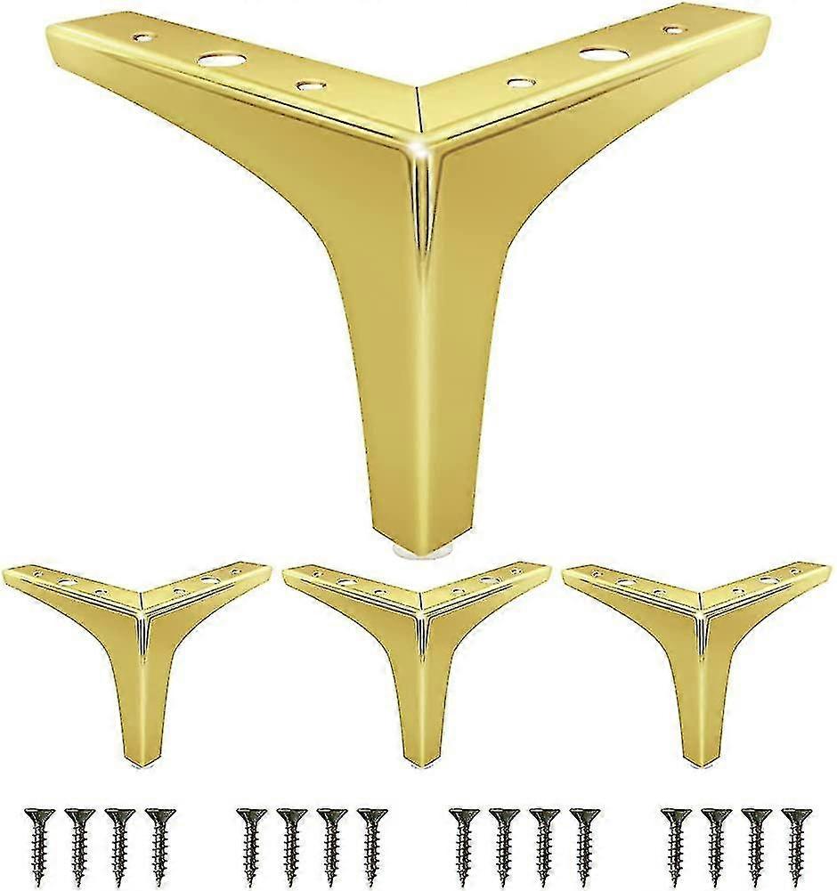 6インチ家具脚、モダンスタイルの家具の足、メタルポリッシュクロームソファ