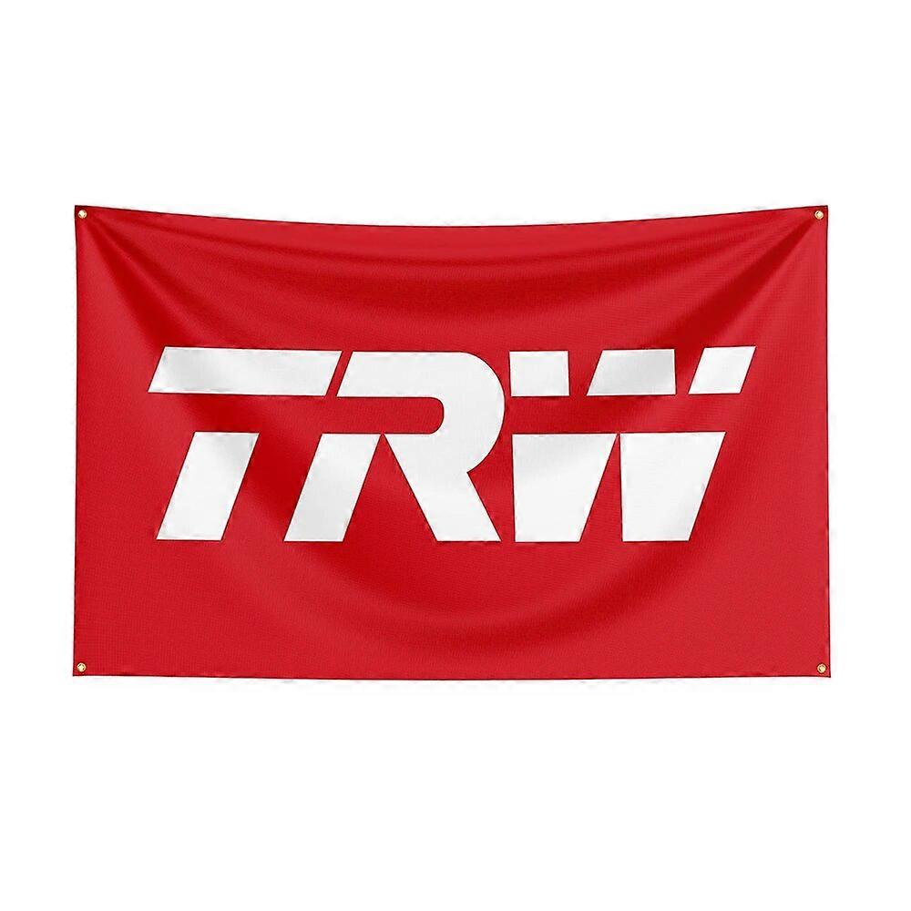 90X150Cm Bendera TRWs Poliester Dicetak Spanduk Mobil Balap untuk Decor1