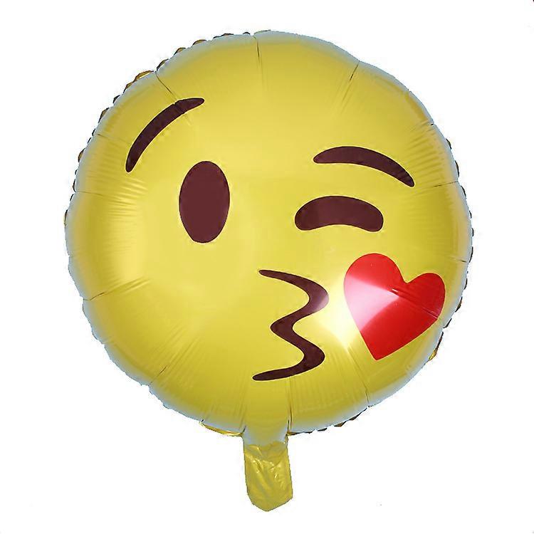 round emoji balloon