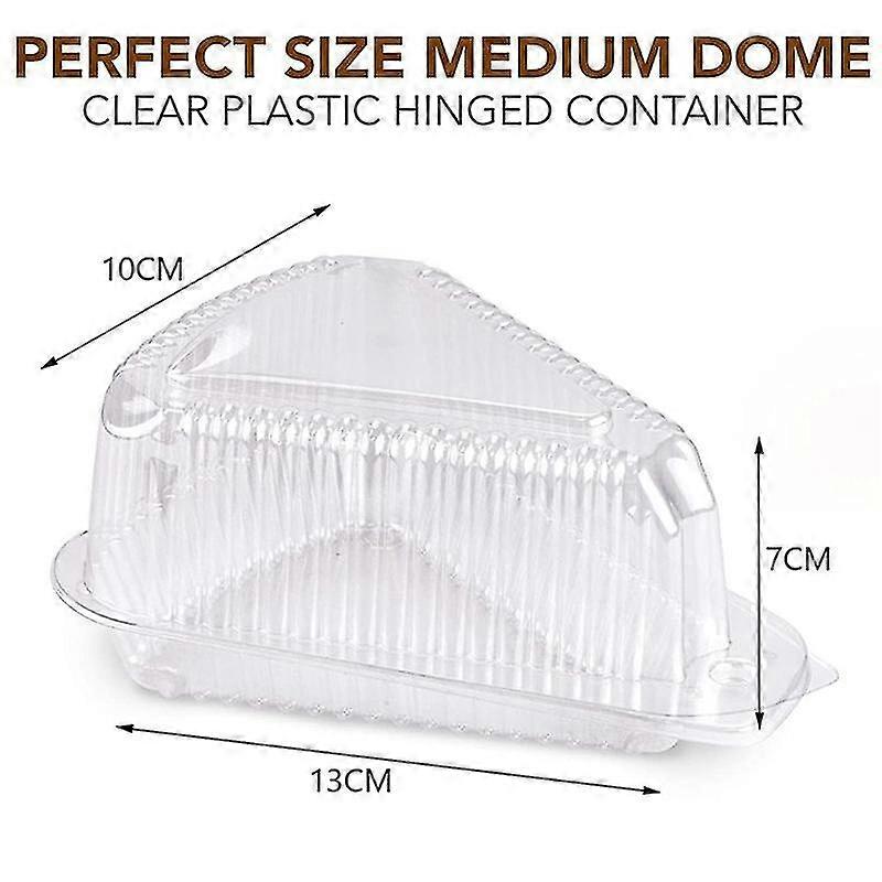 100pcs Triangle Cheesecake Boxes Cake Box Triangle Pie Holders Cake Boxes For Bakery Party Wedding