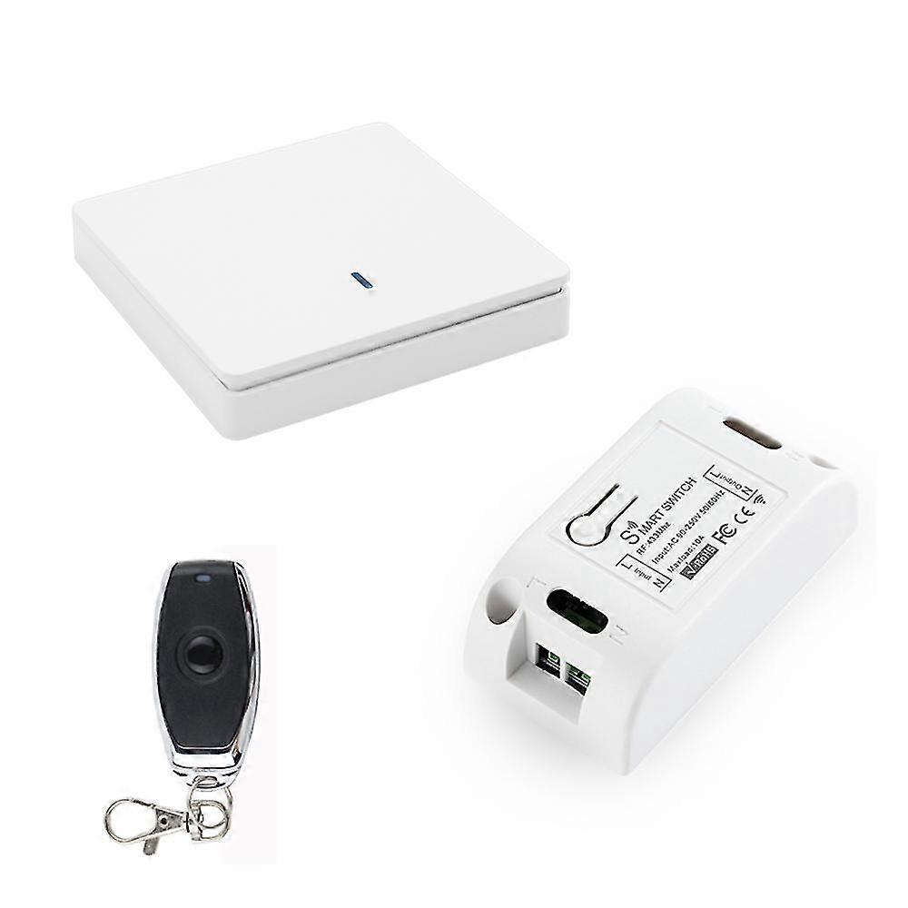 Wireless Smart Light Switch Rf 433mhz Lighting Control Intelligent Switch Ac 90-250v 10a Module( 1 W