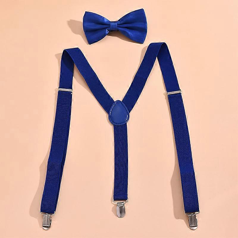 Kids Bow Tie And Adjustable Elastic Suspender Braces For Boys