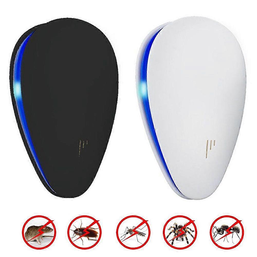 Répulsif antiparasitaire à ultrasons Anti-rongeur Souris cafard Rat Araignée Insecte Royaume-Uni / UE Plug Mosquito Killer Répulsif électronique