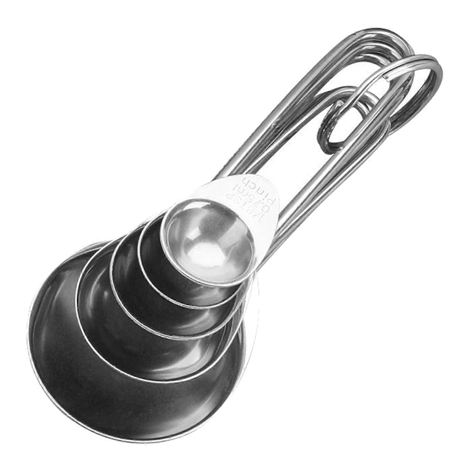 1 Set  Measure Scoop Accurate Widely Applied Reusable Engraved Marking Measuring Scoop for Ingredients