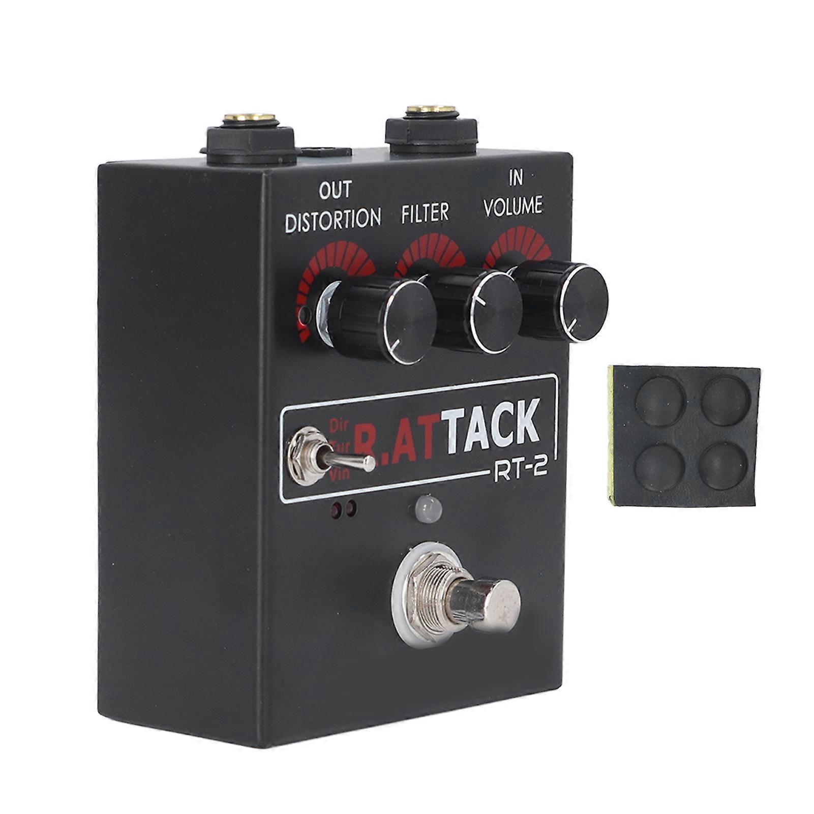 Gitarreffektpedal Distortion Single DIRTY TURBO VINTAGE 3-växlad RAT-ton för bas