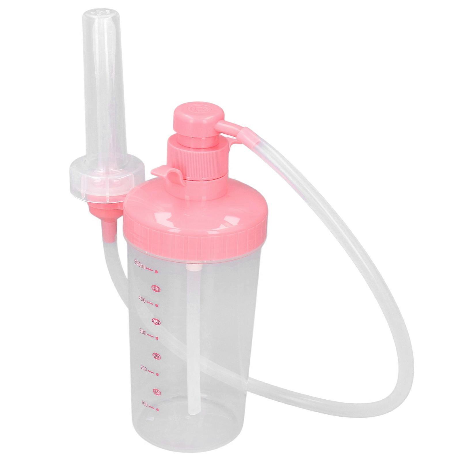 Vaginal Douche Push Pump Head Women Reusable Vaginal Cleansing System for Home 500ml