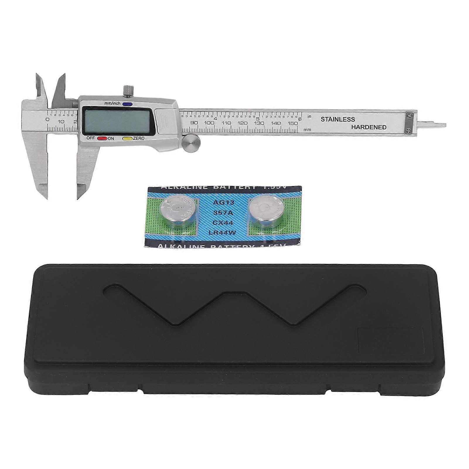 Calibro elettrico Digimatic in acciaio inossidabile LCD stabile Lettura chiara calibro elettronico ad alta precisione 0?150mm