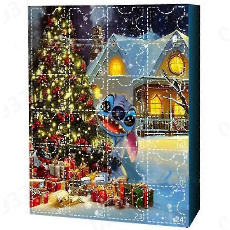 ステッチ クリスマス アドベント カレンダー 子供用 おもちゃ ディズニー リロ ステッチ ブラインド ボックス ジュゲテス ノエル デコレーション 2023 2024 おもちゃ ナビダッド ギフト