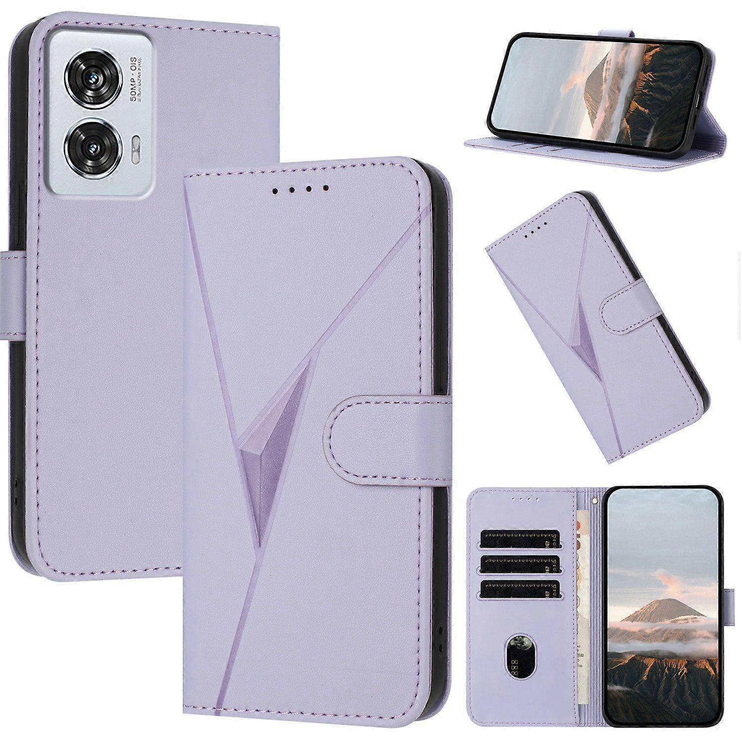 Triangle Pattern Case For Motorola Edge 50 Fusion