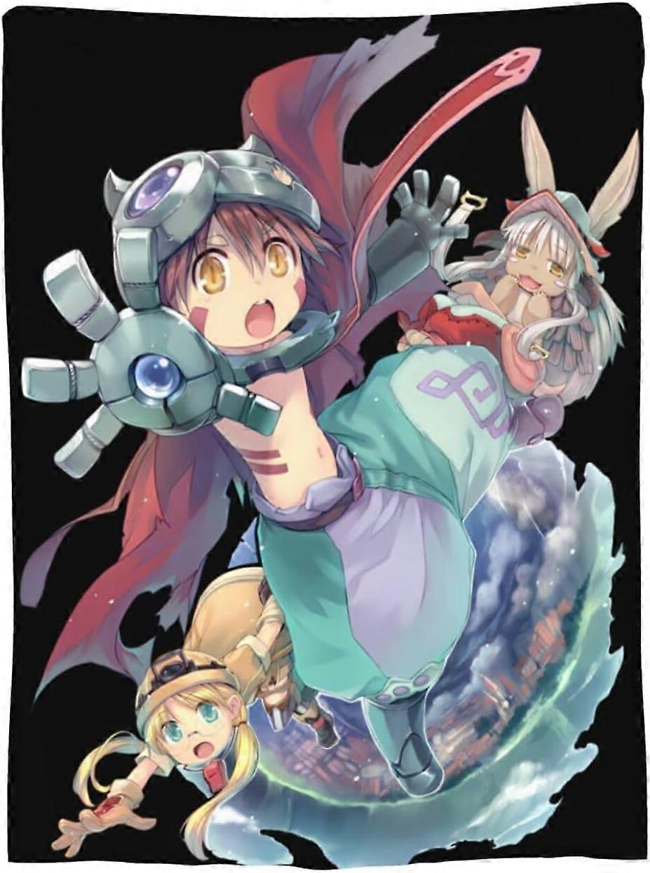 Cobertor de anime Cobertor de lã super macio para sofá-cama sofá viajando acampamento