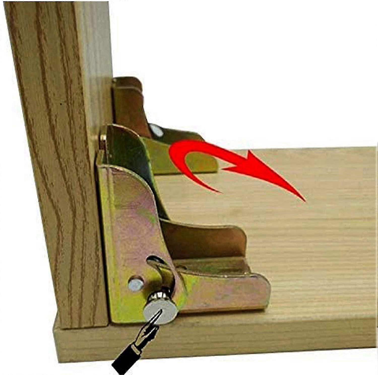 4pcs Folding Leg Extension Brackets, Diy Folding Leg Brackets
