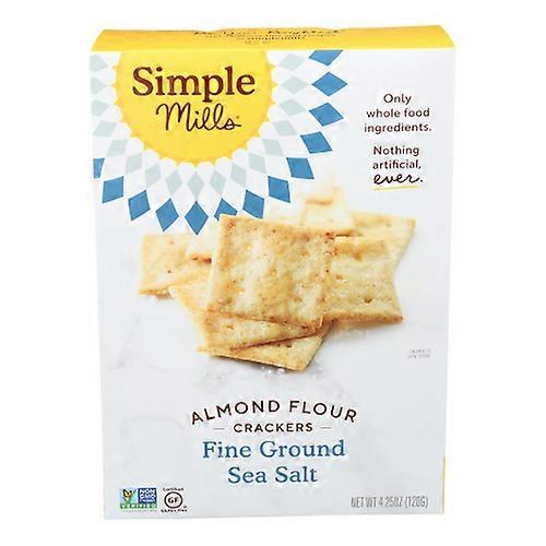 Simple Mills بسكويت دقيق اللوز بملح البحر المطحون ، 4.25 أونصة (علبة 6)