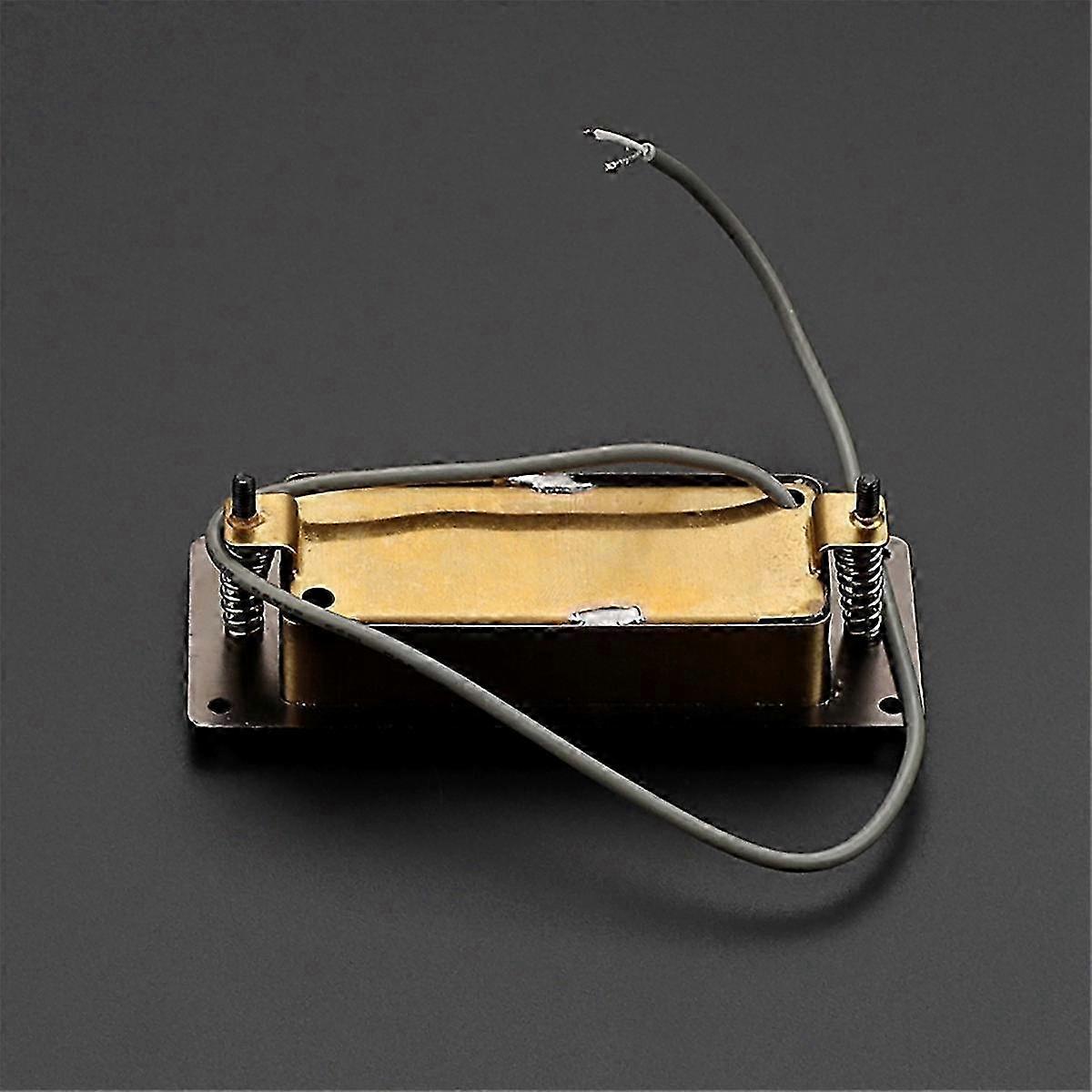 Sealed Mini Humbucker Double Coil Pickup For Electric Guitar Bronze Vintage Bronze Small Lp Style Pickup With 2-core
