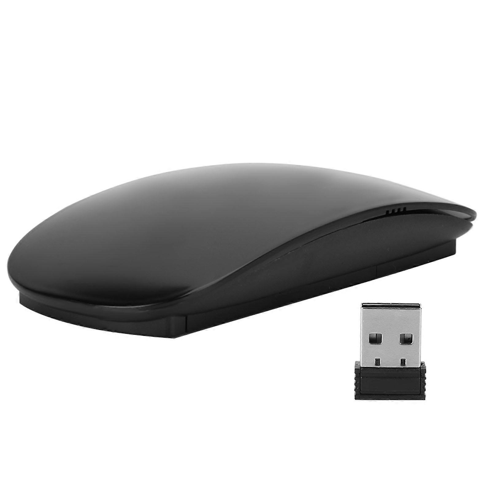 Wireless Touch Mouse 1200DPI High Sensitivity 2.4GHz for Precise Positioning Laptop Use Black