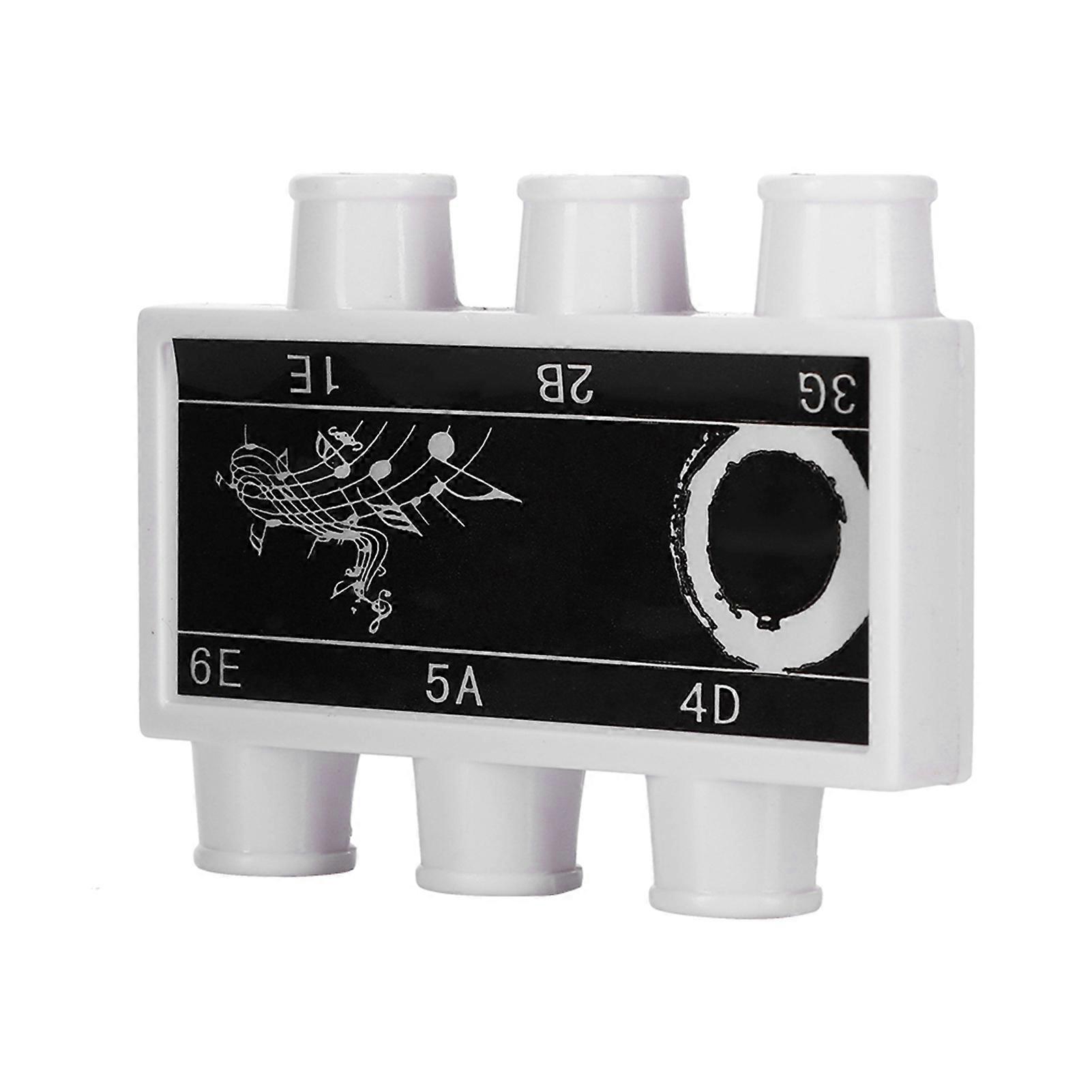 Durable Plastic Tuner Pitch Pipe Tones E B G D A E with A Carring Case