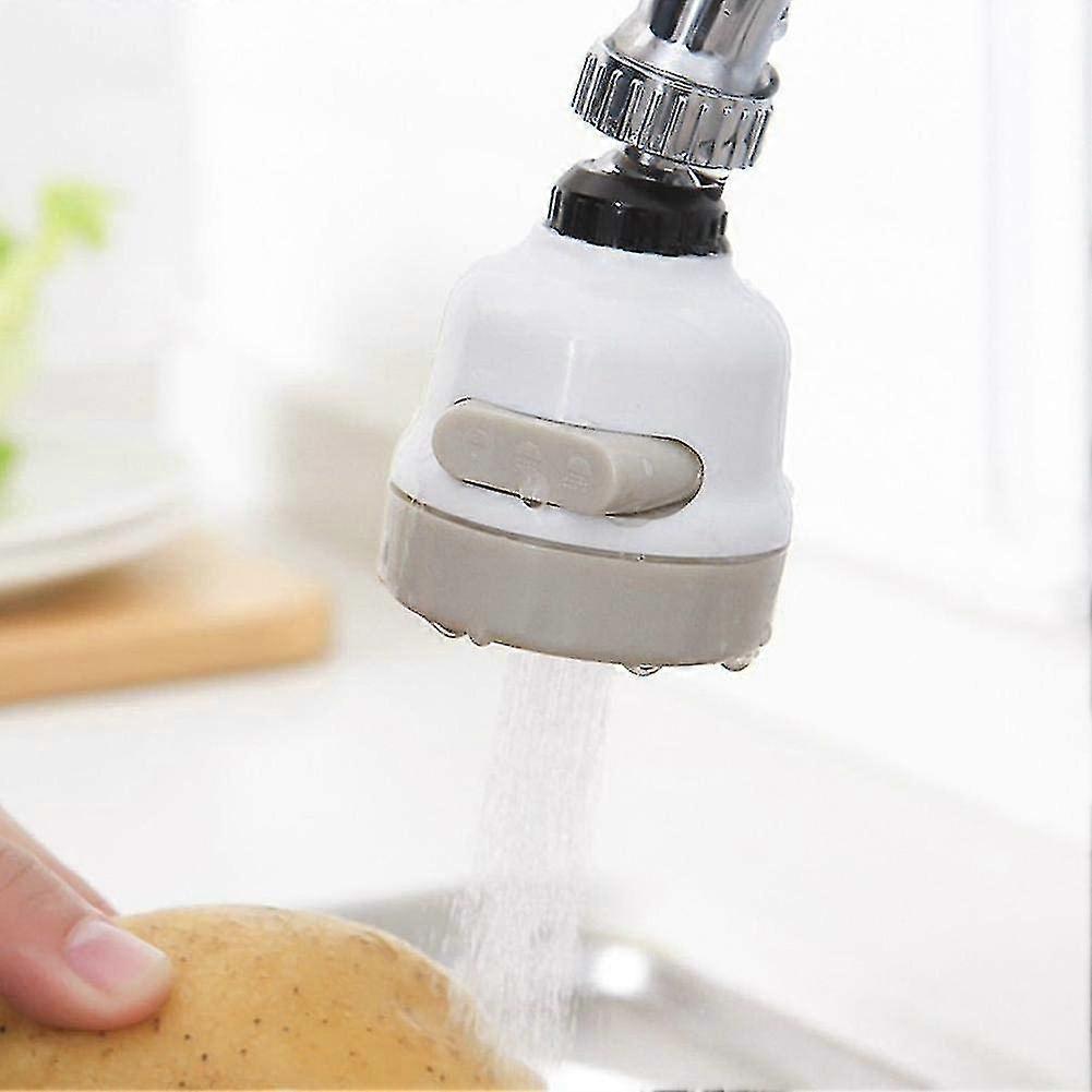 Water Saving Filter Nozzle,360 Degree Movable Kitchen Faucet Head,3 Modes Adjustable Shower Head