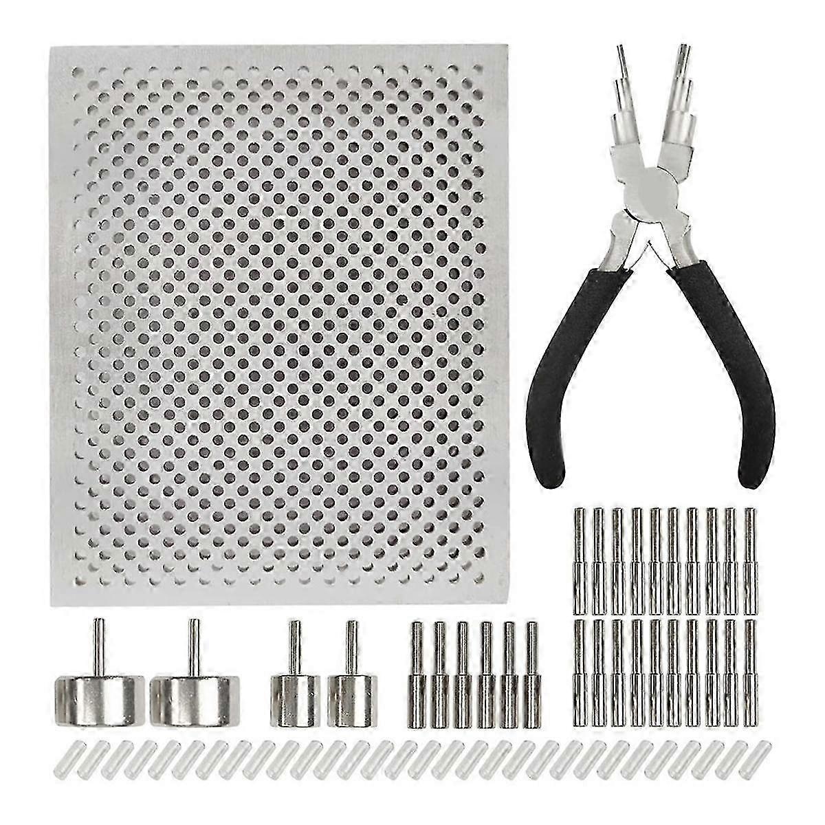 Second Generation Wire Beading Jig Kit with 6 in 1 Wire Bending Pliers and Metal Pins, Jewelry Design Making Tools