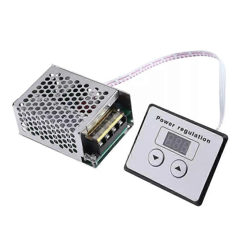 AC 220V 4000W SCR Thyristor Digital Control SCR Electronic Voltage Regulator Speed Control for Water Heater Dimmer Thermostat