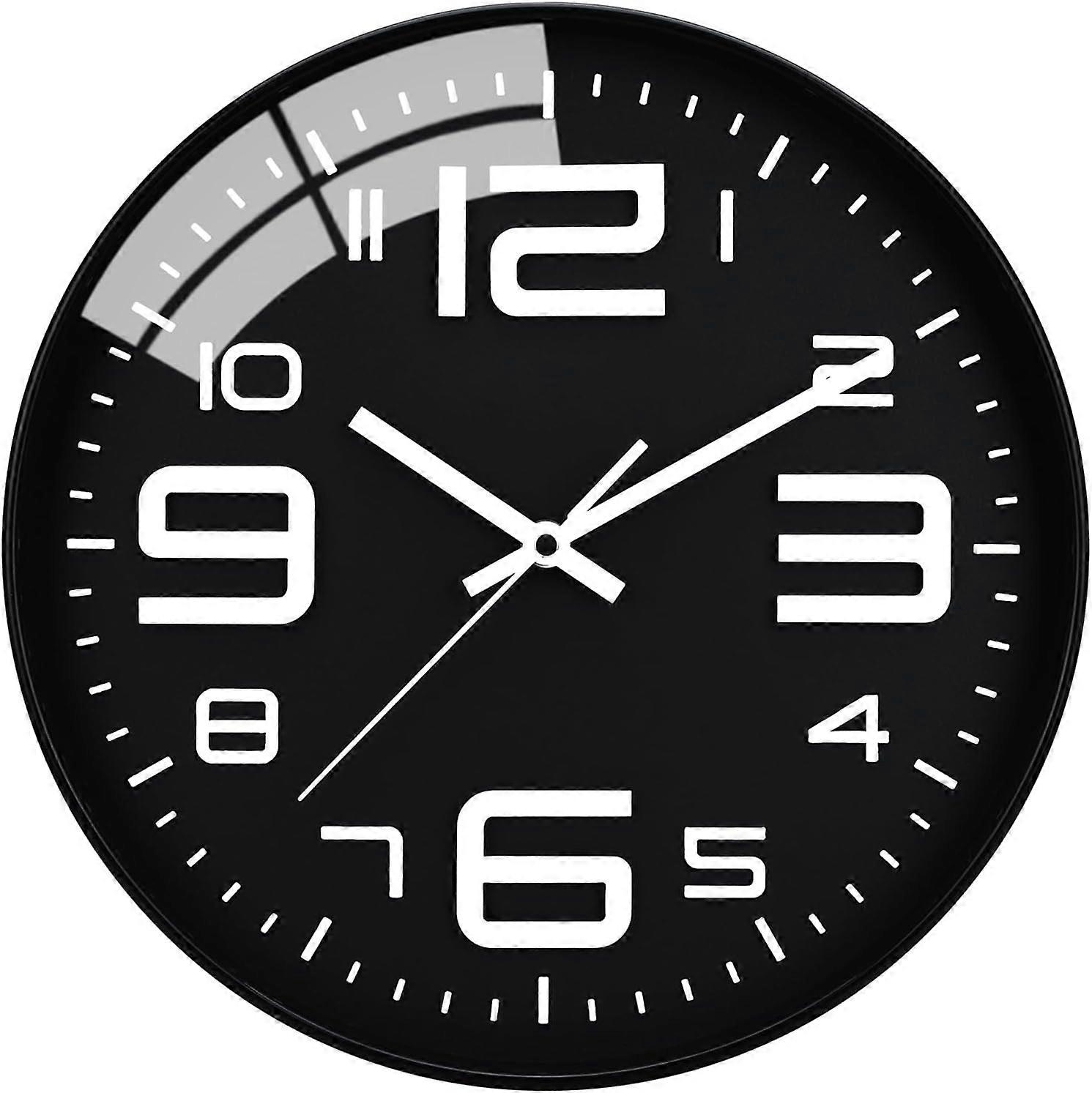 Silent Clock, 30cm Silent Quartz Clocks, Battery Powered