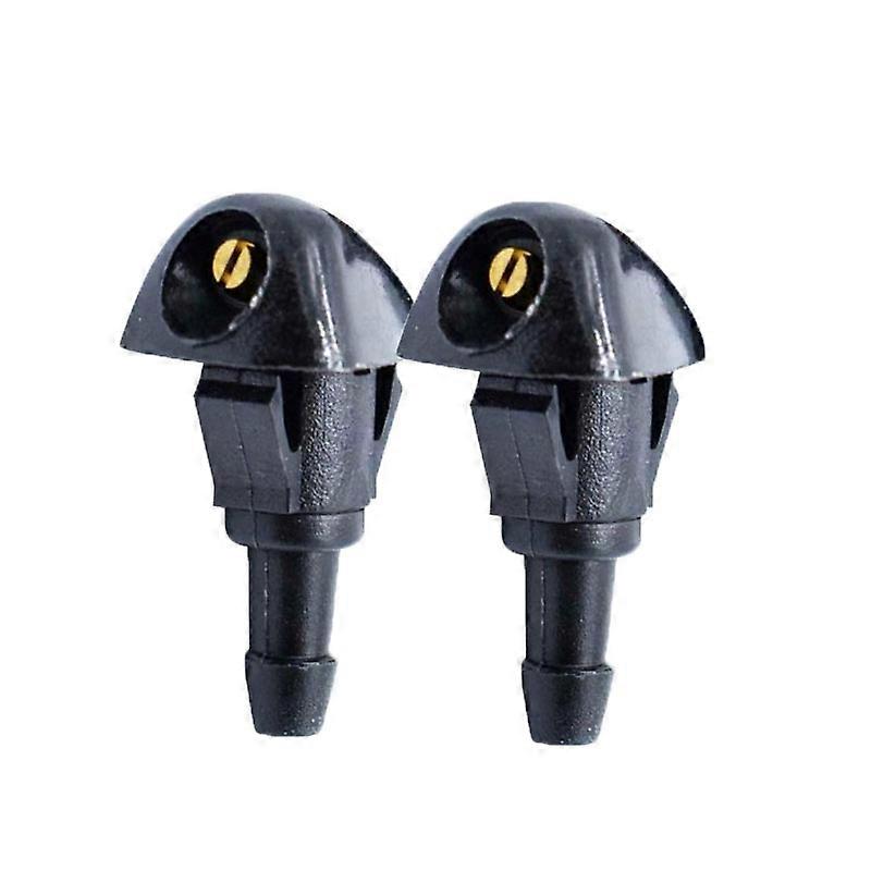 2Pcs Front Windshield Wiper Water Spray Jet for Honda Civic Fit Jazz CR-V Accord Prelude Shuttle # 76810-SEA-A01 Washer Nozzles