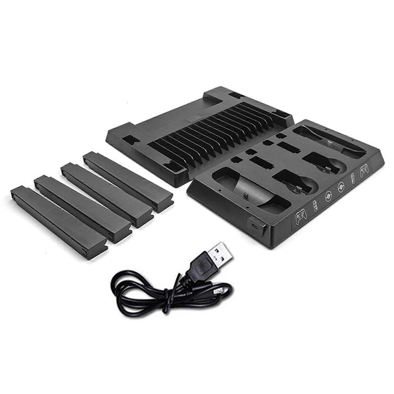 Stand Shelf for Switch Game Disc Card Console Host Controller Charging Station