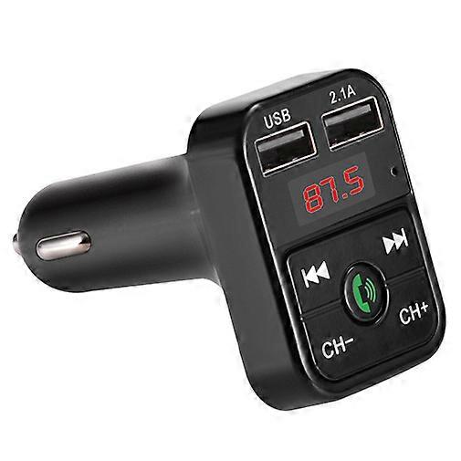 FM Transmitter Bluetooth-compatible Hands Free Car Kit FM Modulator Car Styling MP3 Music Player TF Flash Music 5V 2.1A USB