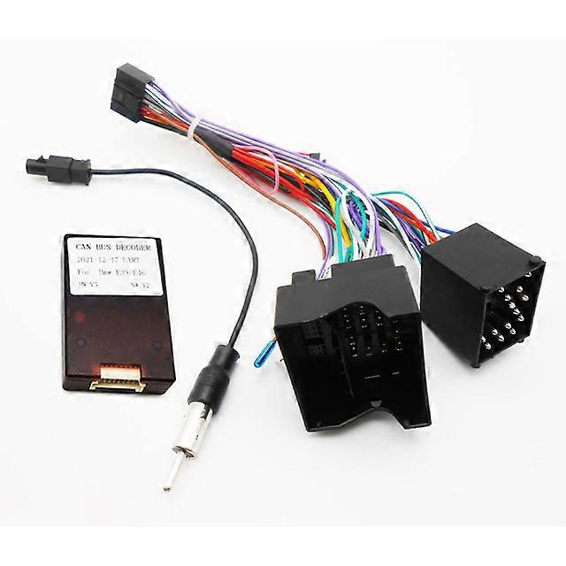 Quadlock Harness Adapter CAN Bus Decoder 16 Pin Plug to Quad Lock Female Connector Car Android Wiring Cable for BMW E39 E46 E60