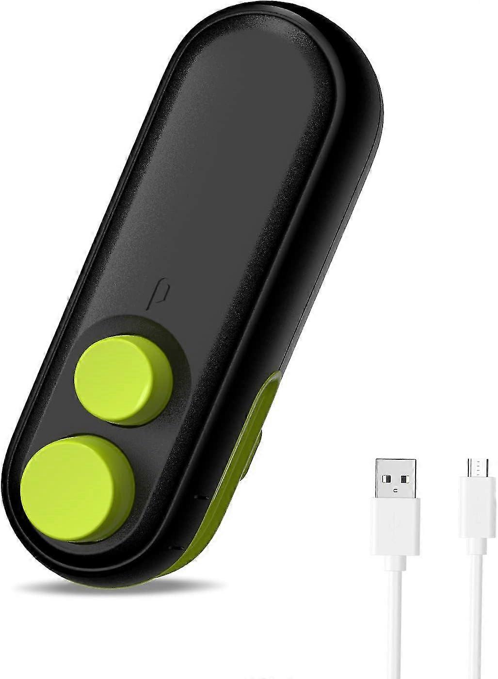 Draagbare warmtevacuümsealer oplaadbare mini-afdichtingsmachine, wit / groen