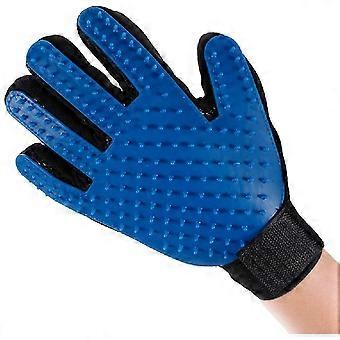 Pet Grooming Hand Glove.deshedding Mitt, Cleaning Comb & Massage Tool For Animals