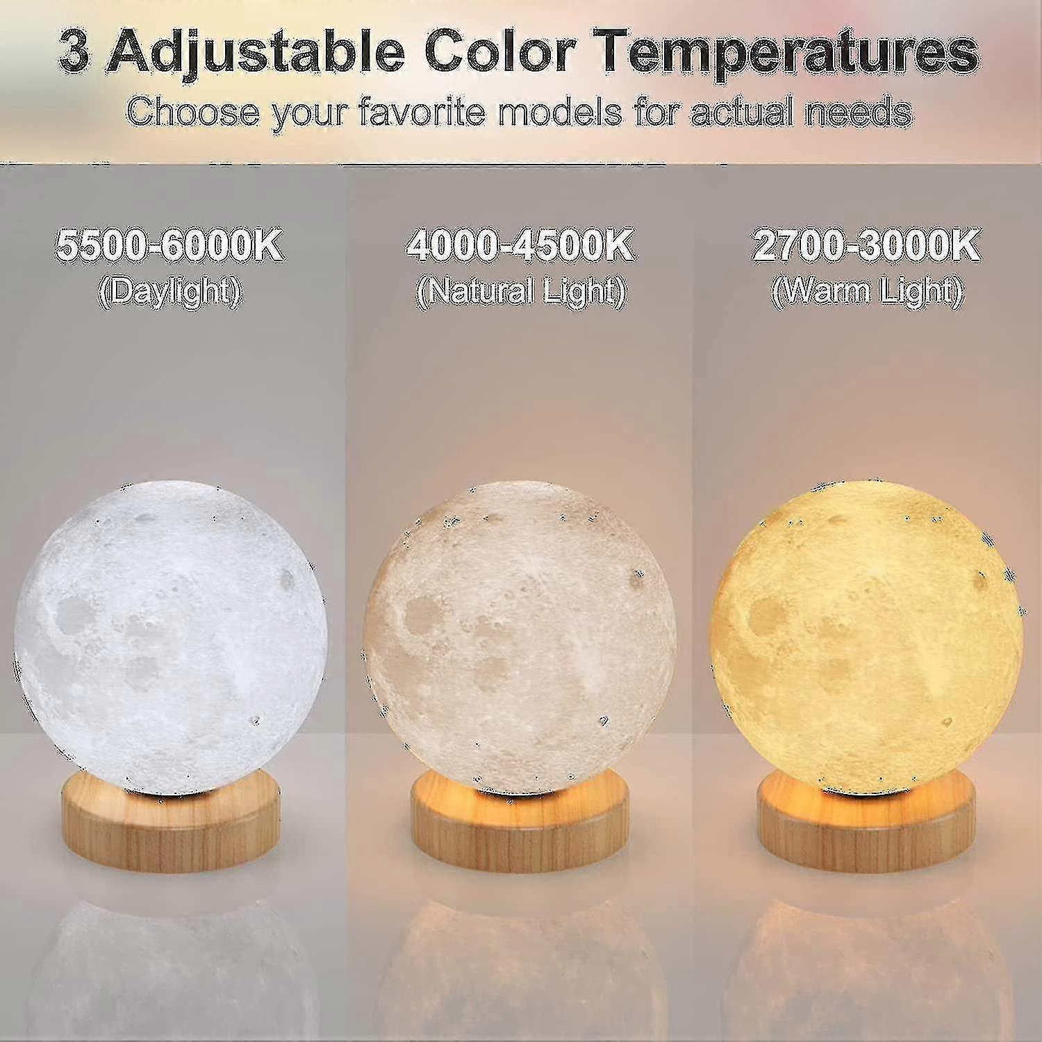 Gojoy Sad Lamp, Hiloshine Uv-free 10000 Lux Light Therapy Lamp, Daylight Lamp With 3 Color Temperature, Adjustable Brightness