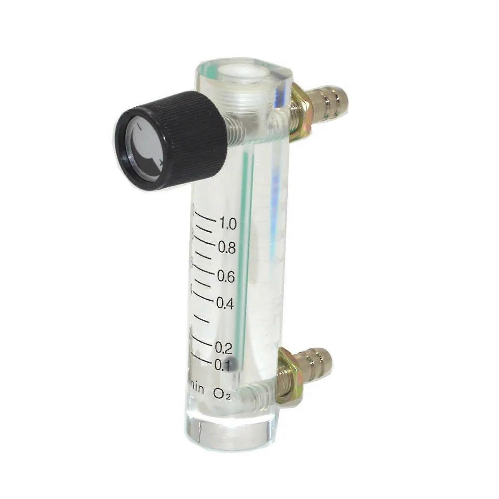Oxygen Air Flow Meter with Control Valve 0.1-1LPM, 0.1Mpa - Accurate Gas Flow Rate Measurement NEW