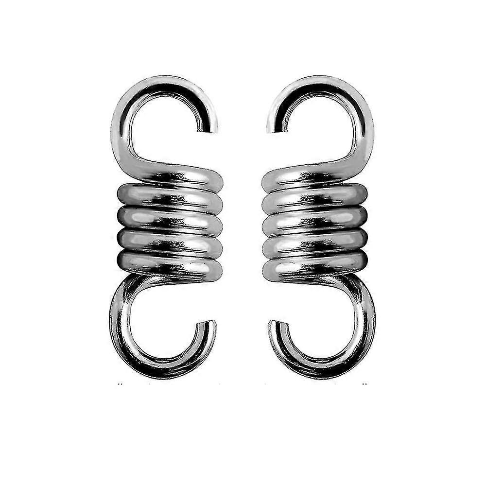 Heavy Duty Spring, Hammock Spring Hook(2 Pieces, Silver)