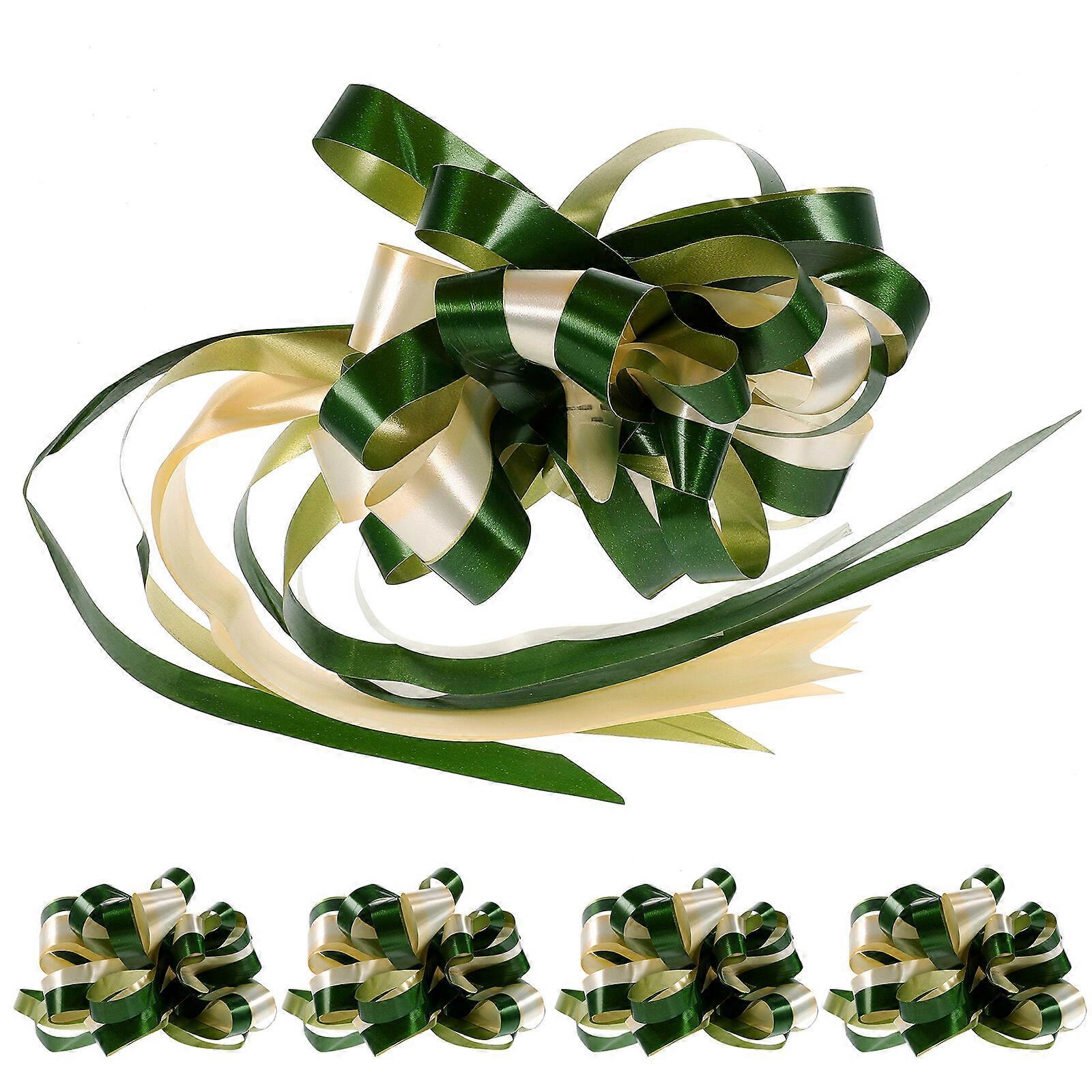 5pcs Large  Pull Bows Wedding  Pull Bows Decor Indoor Outdoor  Pull Bows Wreath Decor