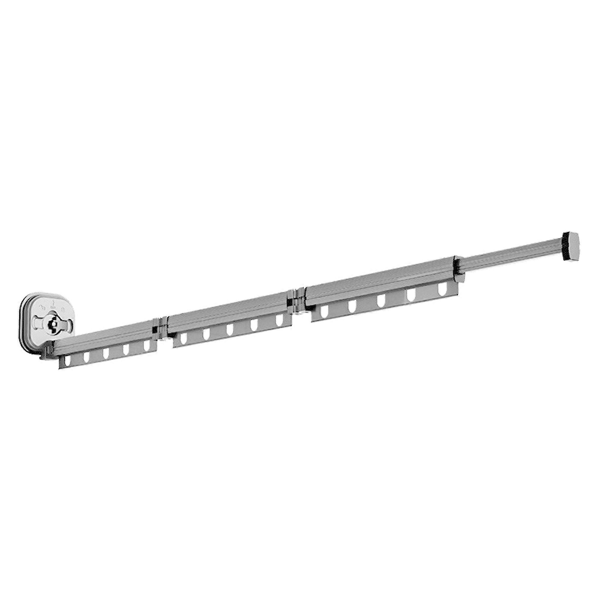 Space Saver Tøjbøjle, Vægmonteret Tøjbøjle, Sugetøj Tørring Bøjle Organizer, Aluminium Tøjstativ til badeværelse, Soveværelse