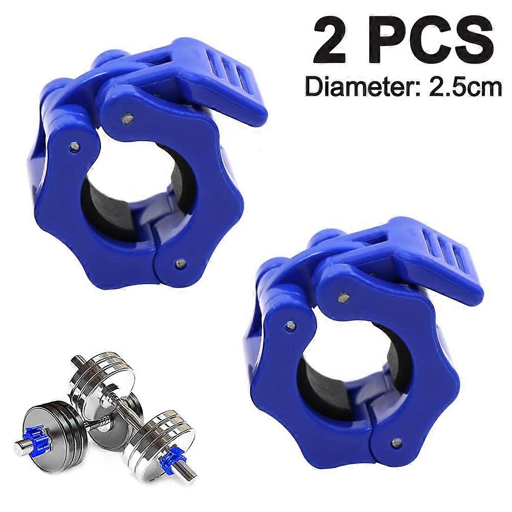 2 pcs Gym Barbell Clamps Quick Release Barbell Collar Clips